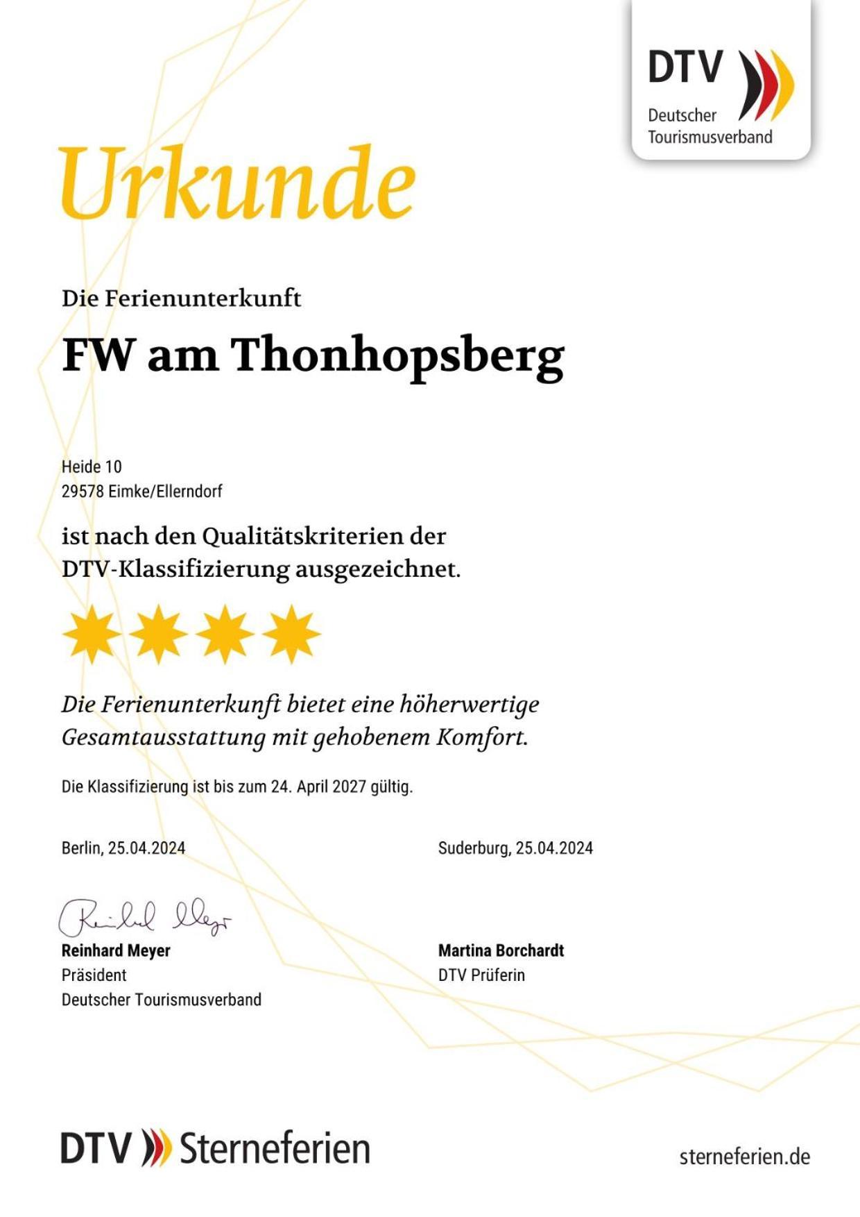 Ferienwohnung Am Thonhopsberg Eimke Kültér fotó